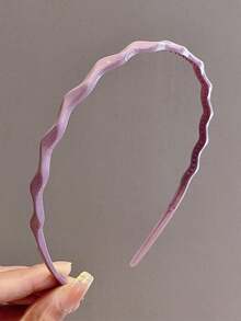 6 قطع مشابك شعر بألوان الحلوى ذات تموجات، شرائط رأس مانعة للانزلاق للمراهقات، إكسسوارات شعر للفتيات - متعدد الألوان - مشاهدة 5