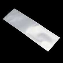Pcs 2.1x7.08 Inch Inside Size 1.77x6.69 Inch Front Vacuum Heat Sealable Mylar Foil Bag Travel Shampoo Skincare Packaging Candy Coffee Powder Food Storage Aluminum Package - 100 + 2.1x7.08 英寸 - 查看 9