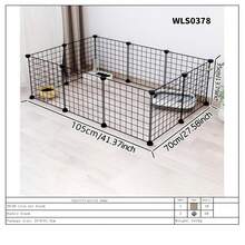 可调节宠物围栏，室内独立式屏障，适用于猫和小型/中型犬，可用于如厕训练和隔离