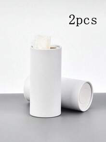 2pcs Printed Car Tissue Box, Includes 100 Tissues, Travel Tissue Holder, Suitable For Car Cup Holder And Home Tabletop, [Random Style]
