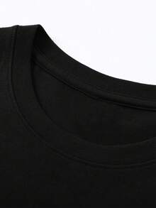 Men's Gretsch Graphic T-Shirt - Black, Short Sleeve, Casual Fit, 100% Cotton, Round Neck, Machine Washable, Great Gretsch Sound Design Logo, Orange & White Print, Comfortable Knit Fabric, Vintage T Shirts - màu đen - Xem 4