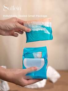 迷你卫生巾，轻薄日常护垫，轻度吸收，无香型，超薄迷你卫生巾，独立密封小包装，透气贴合 - 白色 - 查看 9