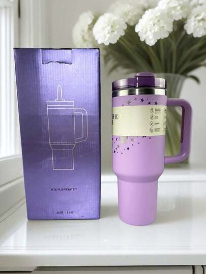 40oz Stainless Steel Insulated Sports Water Bottle With Straw, Suitable For Sports, Travel And School; 40oz Large Capacity Metal Vacuum Insulated Reusable Coffee Travel Mug; 40oz Portable Water Bottle; Keeps Hot/Cold For Hours; Sweat-Proof; Durable; 40oz Sports Water Bottle, Ideal For Outdoor Activities, Camping, Driving, Great Birthday And Christmas Gift For Fitness Enthusiasts