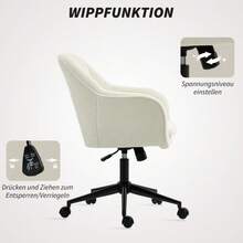 Home Office Chairs - Beige - View 3