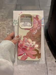 1 chiếc ốp lưng điện thoại TPU chống sốc tối giản hình hoa sen trắng, tương thích với Apple 17, 16, 15, 14, 13, 12, 11 Pro Max, Air, Series, phiên bản quốc tế, không phải phiên bản nội địa. - Nhiều màu - Xem 2