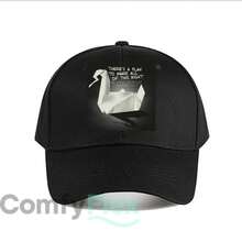 Plan Swan Inspirational Art Baseball Cap Fashion Outdoor Sports Sunhat Men Snapback Cap Women's - Black - View 2
