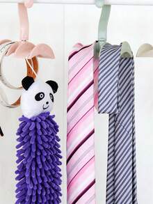 1/3件装创意旋转衣架，带2个挂钩，适用于性别揭晓派对、生日、婚礼、聚会，也是送给同事、朋友和家人的完美礼物，非常适合返校季、配饰收纳、衣物整理，实用便捷的衣橱配件。