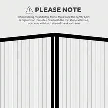 Hands-Free Mag.Netic Screen Door, Heavy Duty, Se- Sealing Screen Door Mesh Protector, Pet And Kidsssss-Friendly, Stay-Open Buckle, Keeps Bugs Out While Letting Nature In, Fits Door Size (36\ X 96\) - 36英寸x96英寸 - 查看 9