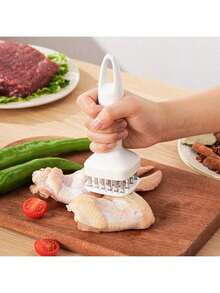 Steak Tenderizer, Household Stainless Steel Meat Tenderizer, Meat Pounder, Kitchen Tool, Meat Tenderizer Needle, Meat Hammer. - Multicolor - View 2