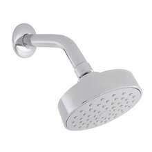 CYPNURREA 3018B Regadera tipo cebolla redonda con brazo y chapetón ABS con brazo de acero inoxidable certificado NOM-008-CONAGUA-1998 garantía 100 años en defectos de fabricación y 10 años en cromoFashion - como en la foto - Ver 5