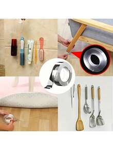 1pc Heavy Duty Nano Double-Sided Tape - Reusable, Traceless And Washable - Strong Adhesive Strips For Home & Office Use - Multicolor - View 4