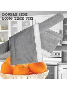 1 Double Door Refrigerator And Oven Handle, Microwave Oven Door Handle Gloves, Essential For Winter Warmth, Prevention Of Hand Frostbite And Protection, Oil Resistant And Heat-Insulating Refrigerator Door Gloves, Refrigerator And Oven Handle, Velvet Protective Cover, Nylon Buckle Gloves