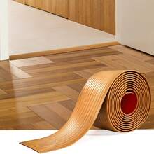 1 件/39.37 英寸自粘地毯砖边缘装饰条，可裁剪，门槛盖板，门框分隔条，耐磨平整