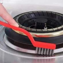 1-9pcs Gas Stove Cleaning Brush, Wire Brush, Kitchen Cleaning Brush, Oil Cleaning Brush, Rust Removal Brush, Electric Brush, Cleaning Supplies, Wire Pot Brush, Multi-Function Cleaning Brush, Random Colors,Kitchen,Bathroom,Home,Household Suppliers - 彩色 - 查看 4