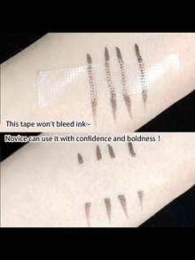 5/3/1卷眼影保护胶带，化妆工具，随机包装 - 眼影胶带，双眼皮胶带，自然眼线胶带，眼影化妆配件，睫毛嫁接隔离胶带，眼线隔离胶带，眼影隔离贴纸，化妆必备，微针美甲隔离胶带，家用 - 無色 - 查看 4