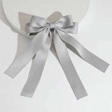 1pc Shiny Satin Ribbon Bowknot Hair Clip For Women, Suitable For Daily Wear, Parties, Festivals Cute Valentine's Day Valentines Claw Clips Hair Claws Hair Barrettes, School Stuff, Elegant, College, Bows, Hair Accessories, Head Accessories - Dark Green - View 8