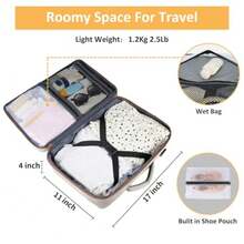 CYPNTaygeer Mochila de Viaje 10 kg Avion 35L Grande Impermeable para Hombre y Mujer Compartimento Laptop 15.6 pulgadas Puerto USB Integrado Maleta Mano Funcional Práctica Equipaje Cabinas CaquiFashion - 226833813 - Ver 5