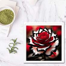 高品质钻石画套装，花卉图案，多种尺寸可选，5D全钻钻石画DIY套装，全钻艺术工艺品，包装精美，适合家居客厅、厨房、卧室墙面装饰，也是馈赠亲友、休闲娱乐的理想之选。 - 彩色 - 查看 5