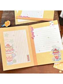 1 cuốn sổ kế hoạch A6 hình mèo cổ điển, chất lượng cao, giấy màu hoạt hình, sổ nhật ký học sinh dày dặn, sổ tay sáng tạo phong cách Nhật Bản dễ thương dành cho nữ sinh. - A6 - Xem 7