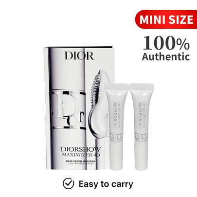 Christian Dior Diorshow Maximizer 4D Lash Primer Serum 24H Wear Lash Care For Length, Volume, Curl & Definition 1ml/0.03 Fl.Oz Mini Size