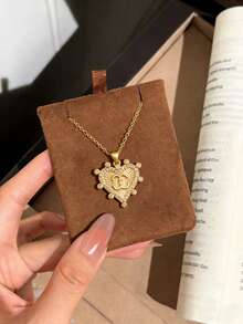 MTOW 女士吊坠项链，时尚百搭，适合日常佩戴 - 金色 - 查看 5