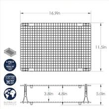 Nordic Ware 43357 - Rejilla de refrigeración de cobre Grande Non-Stick 2 Piece 1 - Antiadherente - Ver 3