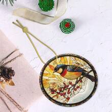 Bird Ceramic Christmas Hanging Ornament For Xmas Tree Wedding Holiday Party Home Decor - Bird1 - 查看 5