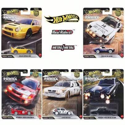 Hot Wheels 高级汽车文化收藏玩具车，1:64 比例压铸合金车 FPY86 极限攀爬金属/金属车身及底盘，配备 RealRiders 轮胎，日产 Skyline 2000GT-R AE86 Datsun 日本经典车型，配备 RealRiders 轮胎，收藏玩具，男孩礼物，玩具收藏家的理想之选，1 件装