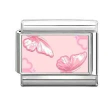 1件DIY模块化照片手链，包含动物、蝴蝶、爱心、字母、樱花元素，适合作为派对礼物送给朋友/情侣，适用于圣诞节、新年、万圣节、情人节等节日，设计精美，不锈钢材质，本地制造，实用时尚，是圣诞节和万圣节的必备单品。 - M293923 - 查看 18