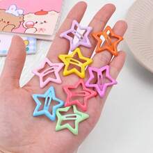 Star Hair Clips For Children 10/20/30 Units, Party And Everyday Accessories, Cute - 30UN - Màu ngẫu nhiên - Xem 6
