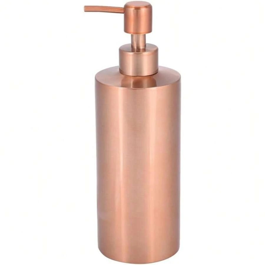 CYPNZJchao Dispensador Jabon 550 Ml Dispensador De De Lavamanos De Encimera Acero Inoxidable De Oro Rosa Dispensador De con Bomba Manual Apto dispensador jabon liquido para Cocina Baño LavamanosFashion - 227353056 - Ver 1