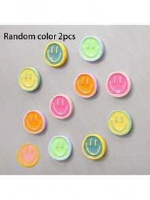 5/10pcs Smiling Face Fridge Magnets - Refrigerator Magnets For Kitchen & Office, Whiteboard & Cabinet Decor, Dishwasher-, Holiday Gift For Friends - Multicolor - View 12