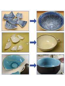 Ceramic Repair Glue, Multi-Purpose Ceramic Crack & Chip Repair Adhesive For Home Use - Multicolor - View 7