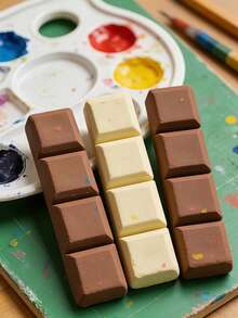 1PC/2pcs – 3.93inch Simulated Chocolate Fun Erasers, High-Appeal Design Suitable For Students' Exam And Drawing Scenarios. Non-Abrasive Erasers For Study Supplies, Ideal For Classroom Rewards And Prizes, Fun Carnival Party Gifts, Essential Small Gifts For Back-To-School Season, And For Gifting. - Multicolor - View 7