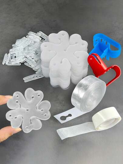 83PCS Balloon Arch Garland Kit, 5m Balloon Garland Strips ,Glue Point Tape - 40 Balloon Clips & Closure Clips Tie For Arch, Birthday Party, Wedding Decoration