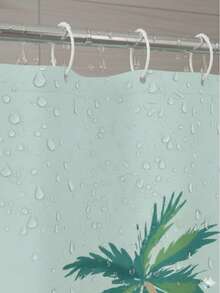 VENECIA Shower Curtains - Orange - View 5