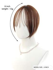 360° Full Coverage Bangs Clip, Clip-On Bangs For Women, Everyday Wear - Multicolor - View 16