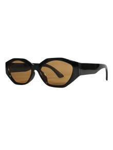 1pc Cat Eye Small Frame European & American Luxury Street Style Versatile Women Fashion Glasses