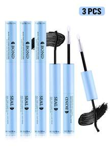 【72小时超强粘性】1/2/3支装低敏二合一睫毛胶水定型液 | 72小时超强粘性，不含乳胶，防水 | 适用于DIY簇状假睫毛、自制假睫毛化妆工具 | 混合黑色睫毛延长胶 - 藏蓝色 - 查看 16