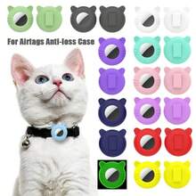 iDestry For Airtag Case Cat Collar Holder Stretchy Silicone Holder For Airtag Puppy Dog Anti-Lost Protective Pet Case Pet Protective Not Include Airtag - Multicolor - View 2