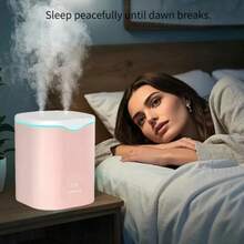 Double Spray Air Humidifier - Large Capacity Essential Oil Diffuser - Moisturizing Machine - Fragrance Diffuser - Ambient Light - Auto Shut-Off - Three Spray Modes - Multicolor - View 6