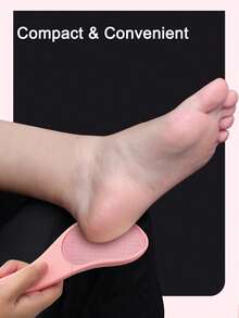 The Multifunctional Foot Care Tools Include The Foot Grinder, Dead Skin Remover, Heel Scrubber, Sole Skin Remover, Foot Scrub Board, Foot Trimmer, Callus Scraper, Polishing Tool, And Pumice Stone.Nail Supplies Nail Art Design DIY Decoration For Women Beauty Gift - Pink - View 6