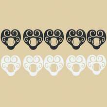 4pcs/10pcs Shirt Cinch Clips For Women - Adjustable T-Shirt Clips To Reshape & Style Outfits, Fashion Accessory (Black/White)