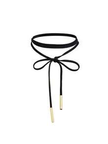 6件套女士极简蕾丝镂空哥特风项链颈链套装 - 彩色 - 查看 3