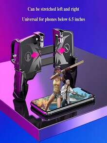 Mini Game Trigger Controller, Suitable For Shooting Games, L1 R1 Buttons, Aim Button, Compatible With Android And IOS - Black - View 6