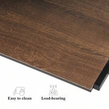 Microwave Oven Shelf Stand With Drawer, 2-Tier Kitchen Countertop Storage Rack Spices Rack Freestanding, Home Office Printer Stand Multifunctional Unit Shelving Wood Top Metal Frame - 雙層深胡桃木抽屜櫃 - 查看 4