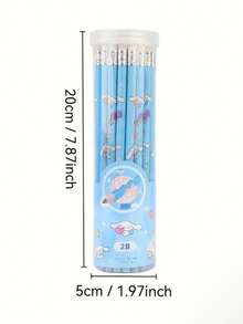 1 Set Of 30 Colors Sanrio Characters (Pompompurin, Kuromi, My Melody) Sketching And Writing Pencils - Creative And Fashionable Design, Perfect Gift For Friends And Family, Improve Writing Skills, Adorable Cartoon Figures