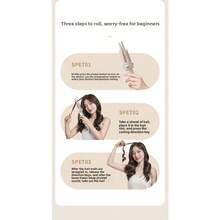 Hatteker Hair Tools Hairhair CurlerBear Curler Automatic Curling Iron - Professional, Durable, Easy-To-Use Dual Temperature Tool For All Hair Types, Youth-Friendly Cute Design, Creates Wave, Small & Large Rolls (Volume & Shape For Daily Use) Halloween - Apricot - View 9