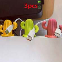 3/5/7件套，固定式理线器，手机及数据线支架，免钻孔自粘式理线夹，适用于办公桌、床头柜、电脑桌，多功能安装支架，理线夹