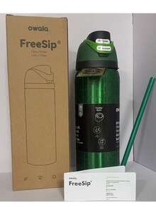 新款 O-WALA 户外运动水壶，304 不锈钢真空保温冷热咖啡杯，车载水杯，学生水杯 - 多色32oz - 查看 6